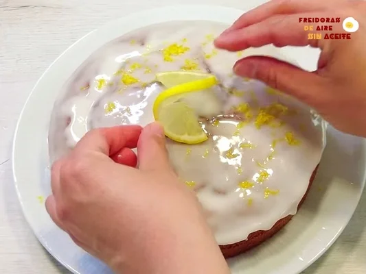Como adornar un bizcocho de limón